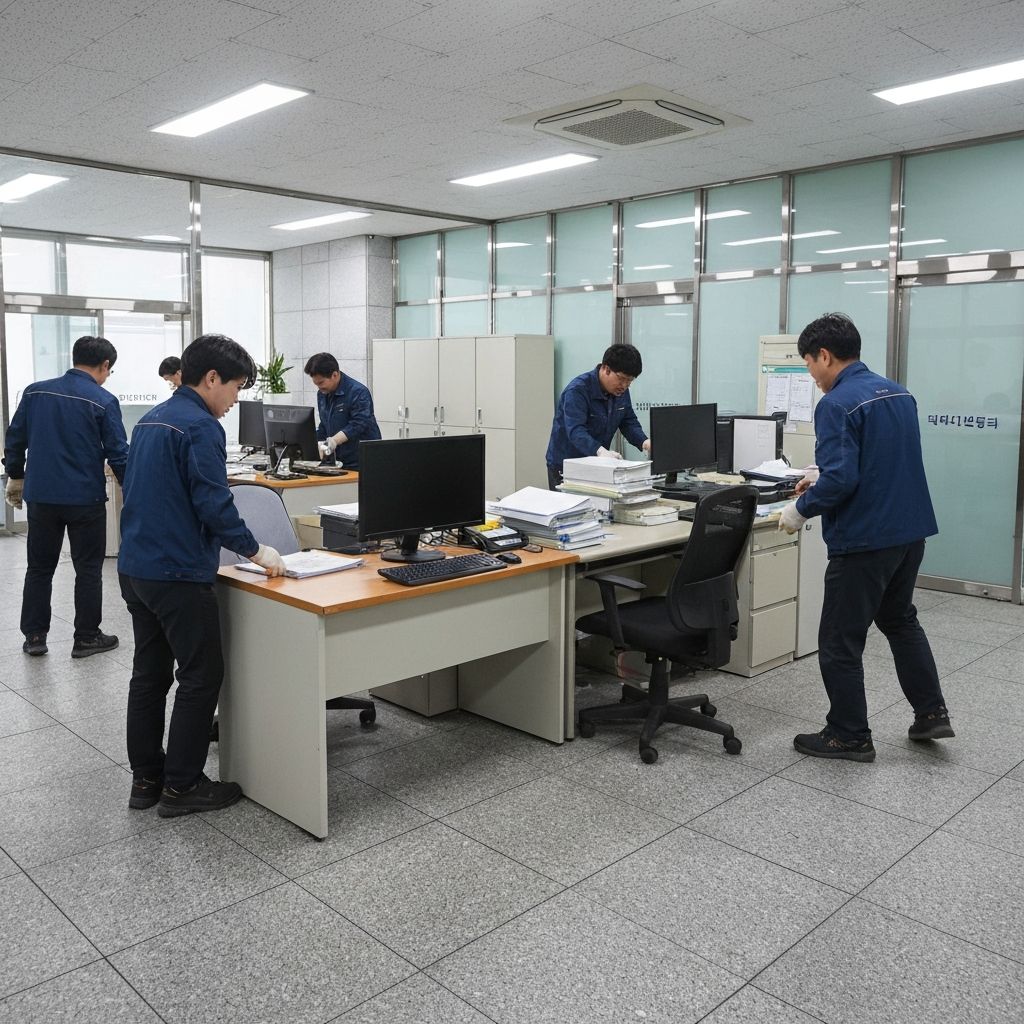 사무용 집기 수거